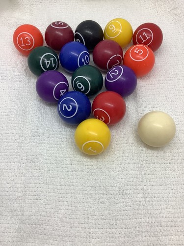 Billiard ball set - set, miniature
