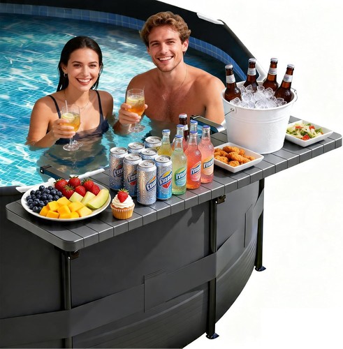 Pool bar side table - pool,