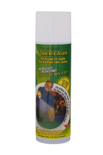 Pool table felt spray cleaner - pool,