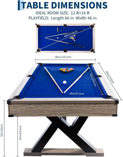 Gravee 7ft billiard table - gravee,